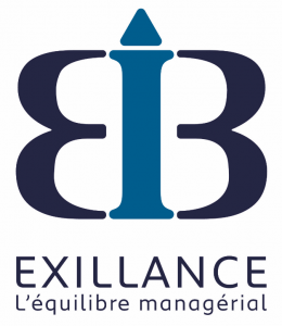 Logo Exilance : équilibre managérial