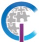 Logo Impulsion Consulting représentant un globe ouvert avec un puzzle