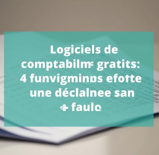 Logiciels de comptabilité gratuits : 4 fonctionnalités essentielles pour une déclaration sans faute